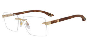 CHOPARD OPTICAL VCHM07V Eyeglasses BROWN / GOLD (300V) 60mm